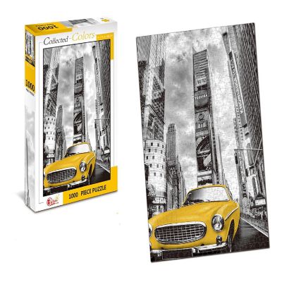Collected Colors New York Taxi 1000 Piece Jigsaw Puzzle Image 1