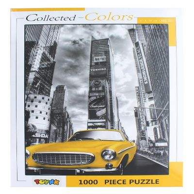 Collected Colors New York Taxi 1000 Piece Jigsaw Puzzle Image 1