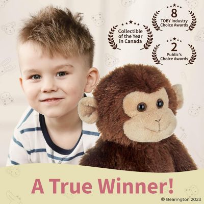 Collection Swings Soft Plush Monkey Stuffed Animal, 15" Image 3