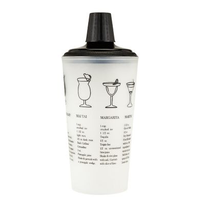 Collins 30oz. Black Recipe Shaker Image 1
