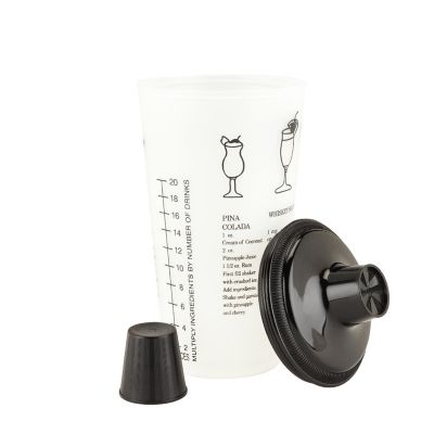 Collins 30oz. Black Recipe Shaker Image 2