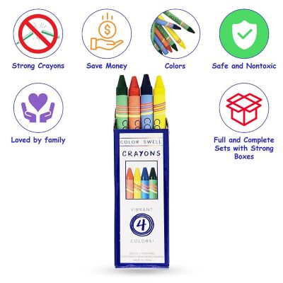 Color Swell Bulk Crayons 300 Packs Image 1