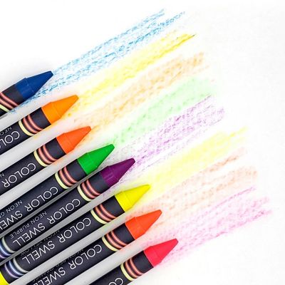 Color Swell Neon Crayons 6 pack Image 2