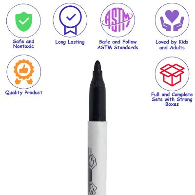 Color Swell Permanent Markers 60 pack Image 1