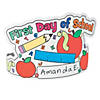 Color Your Own 1st Day of School Crowns - 12 Pc. Image 1