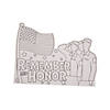 Color Your Own 3D Memorial Day Stand-Up Sign - 12 Pc. Image 1