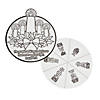 Color Your Own Advent Wheel - 12 Pc. Image 1