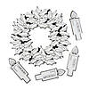Color Your Own Advent Wreaths - 12 Pc. Image 1