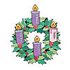 Color Your Own Advent Wreaths - 12 Pc. Image 1