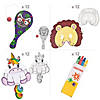 Color Your Own Animal Craft Kit Assortment - Makes 36 Image 1