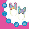 Color Your Own Bunny Ear Headbands - 12 Pc. Image 3