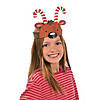 Color Your Own Candy Cane Reindeer Crowns - 12 Pc. Image 2