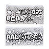 Color Your Own Canvas Rad Reader Pencil Cases - 12 Pc. Image 1