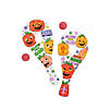 Color Your Own Christian Pumpkin Paddleball Catch Games - 12 Pc. Image 1