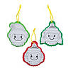 Color Your Own Christmas Elf Ornament Craft Kit - Makes 12 - Less Than Perfect Image 1