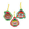 Color Your Own Christmas Elf Ornament Craft Kit - Makes 12 - Less Than Perfect Image 1