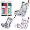 Color Your Own Christmas Stocking Kit for 36 Image 1