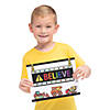 Color Your Own Construction VBS Fuzzy Posters - 24 Pc. Image 2