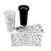 Color Your Own Dad Artist Travel Mugs - 6 Pc. Image 1