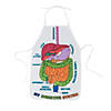 Color Your Own Digestive System Canvas Aprons - 12 Pc. Image 1