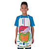 Color Your Own Digestive System Canvas Aprons - 12 Pc. Image 2