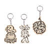 Color Your Own Dr. Seuss&#8482; The Grinch Keychains - 12 Pc. Image 1