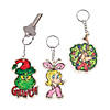 Color Your Own Dr. Seuss&#8482; The Grinch Keychains - 12 Pc. Image 1