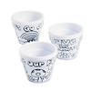 Color Your Own Earth Day Flower Pots - 12 Pc. Image 1