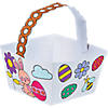 Color Your Own Easter Baskets - 12 Pc. Image 1