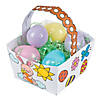 Color Your Own Easter Baskets - 12 Pc. Image 2