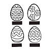 Color Your Own Easter Egg Magnets - 12 Pc. Image 1