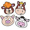 Color Your Own Farm Animal Masks - 12 Pc. Image 2