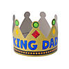 Color Your Own Father&#8217;s Day King Dad Crowns - 12 Pc. Image 1