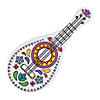 Color Your Own Fiesta Guitars - 12 Pc. Image 1