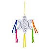 Color Your Own Fiesta Star Craft Kit - Makes 12 Image 1