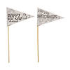 Color Your Own First Day of School Pennant Flags - 24 Pc. Image 1
