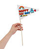 Color Your Own First Day of School Pennant Flags - 24 Pc. Image 2