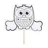 Color Your Own Flapping Owl Craft Kit - Makes 12 Image 1