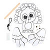 Color Your Own Flapping Turkey Craft Kit - Makes 12 Image 2