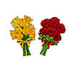 Color Your Own Flower Bouquets - 12 Pc. Image 1