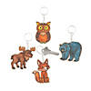 Color Your Own Forest Animal Keychains - 12 Pc. Image 1