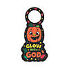 Color Your Own Fuzzy Christian Pumpkin Doorknob Hangers - 12 Pc. Image 1