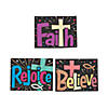 Color Your Own Fuzzy Faith Posters - 24 Pc. Image 1