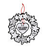 Color Your Own Fuzzy God Bless America Wreaths - 12 Pc. Image 1