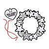 Color Your Own Fuzzy God Bless America Wreaths - 12 Pc. Image 2
