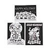 Color Your Own Fuzzy Peanuts&#174; Christmas Posters - 24 Pc. Image 1