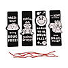 Color Your Own Fuzzy Red Ribbon Week Bookmarks - 12 Pc. Image 1