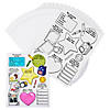 Color Your Own Get to Know Me Posters - 30 Pc. Image 1