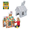 Color Your Own Gingerbread Playhouse Kit - 25 Pc. Image 1