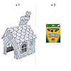 Color Your Own Gingerbread Playhouse Kit - 25 Pc. Image 1